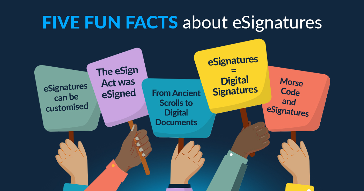 Five fun facts about eSignatures [Infographic]